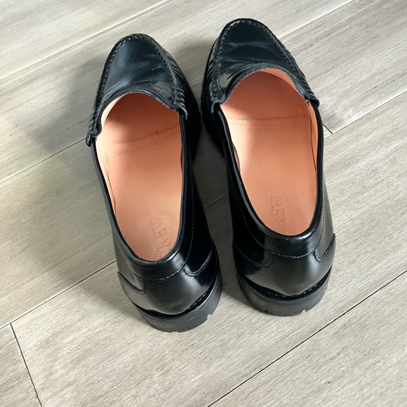 J. Crew Black Leather Loafers - Picture 4 of 5